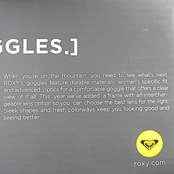 ⛷🏂⛷🏂ROXY ROCKFERRY  SKI\SNOWBOARD GOGGLES ITALY - Picture 5 of 8